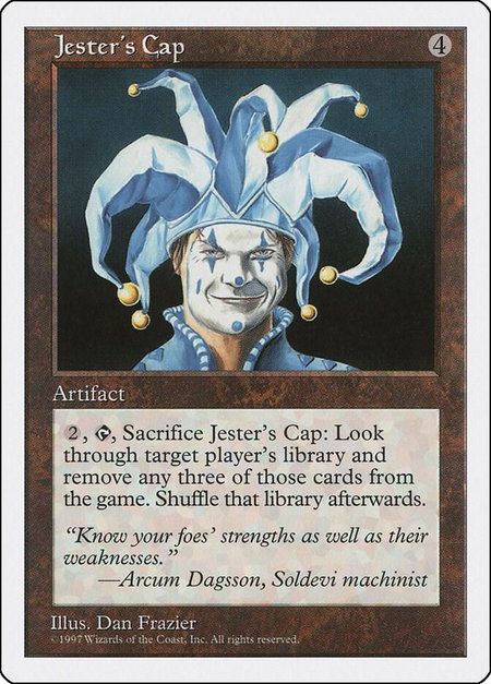 Jester's Cap - Fifth Edition Magic: The Gathering trading card