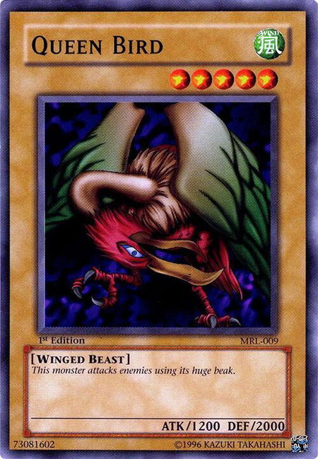 Queen Bird - Magic Ruler YuGiOh trading card