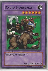 Rabid Horseman - Metal Raiders (MRD) #MRD-077 - Common / Short Print YuGiOh Trading Card