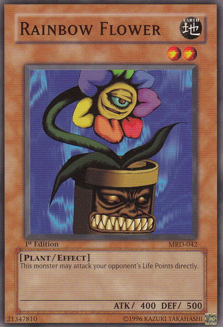 Rainbow Flower - Metal Raiders YuGiOh trading card