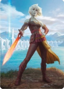 Nahiri, Heir of the Ancients Art Card (3/81) - Art Series: Zendikar Rising (ASZNR) #3 - Special Magic: The Gathering Trading Card