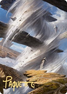 Plains Art Card (8/81) (Gold-Stamped Signature) - Art Series: Zendikar Rising (ASZNR) #8 - Special Magic: The Gathering Trading Card