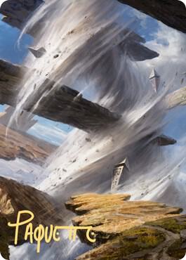 Plains Art Card (8/81) (Gold-Stamped Signature) - Art Series: Zendikar Rising Magic: The Gathering trading card