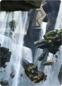 Island Art Card (10/81) - Art Series: Zendikar Rising (ASZNR) #10 - Special Magic: The Gathering Trading Card