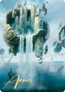 Island Art Card (11/81) (Gold-Stamped Signature) - Art Series: Zendikar Rising (ASZNR) #11 - Special Magic: The Gathering Trading Card