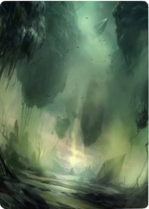 Swamp Art Card (13/81) - Art Series: Zendikar Rising (ASZNR) #13 - Special Magic: The Gathering Trading Card