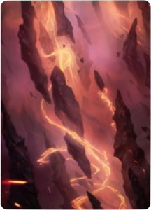 Mountain Art Card (16/81) - Art Series: Zendikar Rising (ASZNR) #16 - Special Magic: The Gathering Trading Card