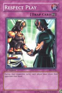 Respect Play trading card from Pharaoh's Servant Respect Play - Pharaoh's Servant YuGiOh trading card