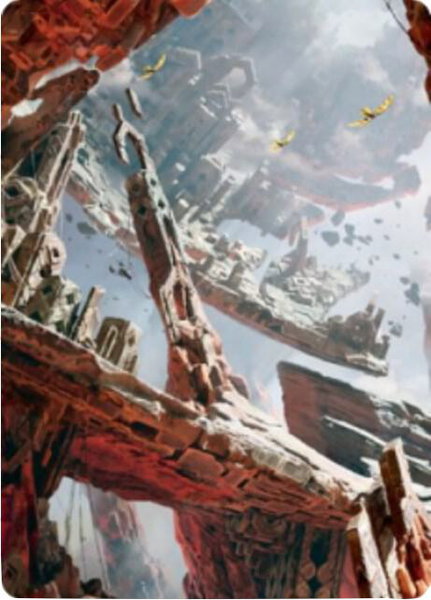 Mountain Art Card (18/81) - Art Series: Zendikar Rising Magic: The Gathering trading card