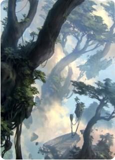 Forest Art Card (19/81) trading card from Art Series: Zendikar Rising Forest Art Card (19/81) - Art Series: Zendikar Rising Magic: The Gathering trading card