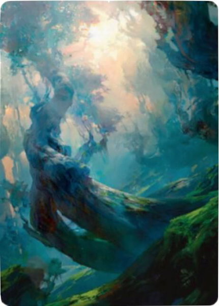Forest Art Card (21/81) trading card from Art Series: Zendikar Rising Forest Art Card (21/81) - Art Series: Zendikar Rising Magic: The Gathering trading card