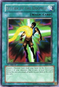 Return of the Doomed - Labyrinth of Nightmare (LON) #LON-021 - Rare YuGiOh Trading Card
