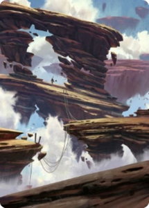 Boulderloft Pathway Art Card - Art Series: Zendikar Rising (ASZNR) #22 - Special Magic: The Gathering Trading Card