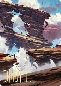 Boulderloft Pathway Art Card (Gold-Stamped Signature) - Art Series: Zendikar Rising (ASZNR) #22 - Special Magic: The Gathering Trading Card