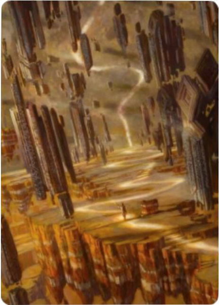 Brightclimb Pathway Art Card - Art Series: Zendikar Rising Magic: The Gathering trading card