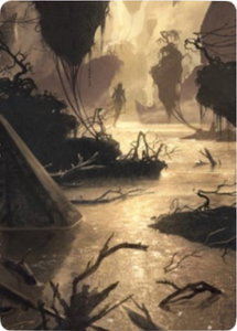 Murkwater Pathway Art Card - Art Series: Zendikar Rising (ASZNR) #26 - Special Magic: The Gathering Trading Card