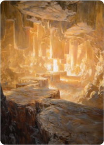 Pillarverge Pathway Art Card - Art Series: Zendikar Rising (ASZNR) #28 - Special Magic: The Gathering Trading Card