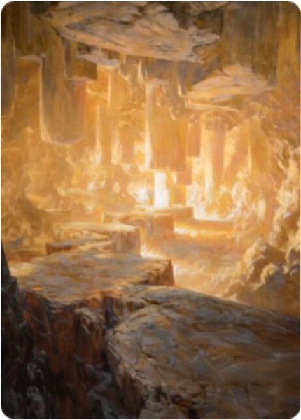 Pillarverge Pathway Art Card trading card from Art Series: Zendikar Rising Pillarverge Pathway Art Card - Art Series: Zendikar Rising Magic: The Gathering trading card