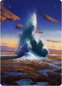 Flooded Strand Art Card - Art Series: Zendikar Rising (ASZNR) #29 - Special Magic: The Gathering Trading Card