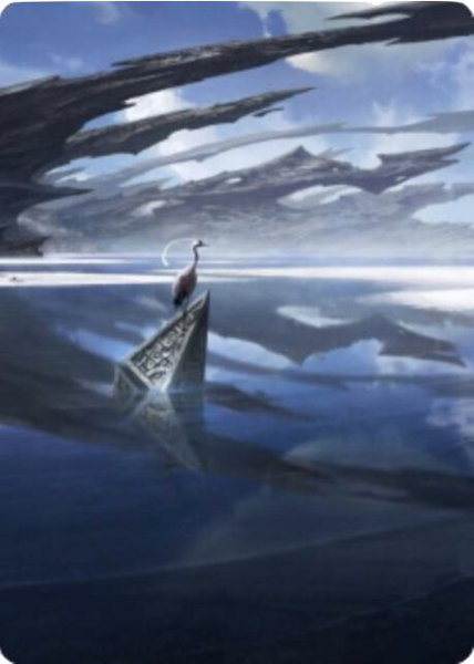 Seachrome Coast Art Card - Art Series: Zendikar Rising Magic: The Gathering trading card