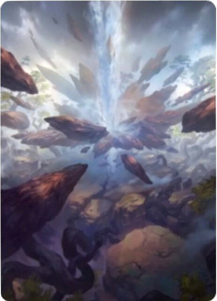 Prismatic Vista Art Card - Art Series: Zendikar Rising Magic: The Gathering trading card