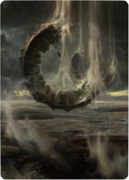 Wasteland Art Card - Art Series: Zendikar Rising Magic: The Gathering trading card
