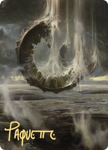 Wasteland Art Card (Gold-Stamped Signature) - Art Series: Zendikar Rising (ASZNR) #36 - Special Magic: The Gathering Trading Card
