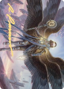 Angel of Destiny Art Card (Gold-Stamped Signature) - Art Series: Zendikar Rising (ASZNR) #37 - Special Magic: The Gathering Trading Card