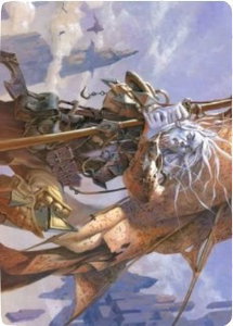 Sea Gate Banneret Art Card - Art Series: Zendikar Rising (ASZNR) #43 - Special Magic: The Gathering Trading Card
