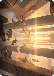 Skyclave Basilica Art Card - Art Series: Zendikar Rising (ASZNR) #44 - Special Magic: The Gathering Trading Card