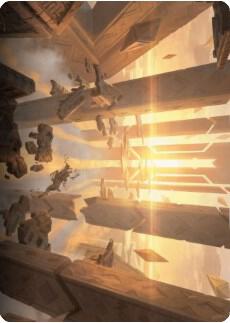 Skyclave Basilica Art Card - Art Series: Zendikar Rising Magic: The Gathering trading card