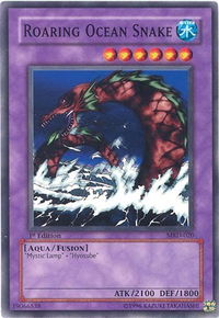 Roaring Ocean Snake - Metal Raiders (MRD) #MRD-020 - Common / Short Print YuGiOh Trading Card
