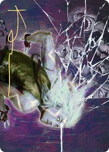 Anticognition Art Card (Gold-Stamped Signature) - Art Series: Zendikar Rising (ASZNR) #46 - Special Magic: The Gathering Trading Card