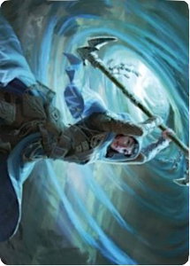 Sea Gate Stormcaller Art Card - Art Series: Zendikar Rising (ASZNR) #50 - Special Magic: The Gathering Trading Card