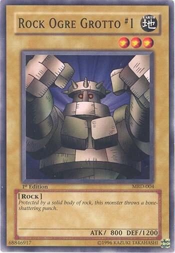 Rock Ogre Grotto #1 - Metal Raiders YuGiOh trading card