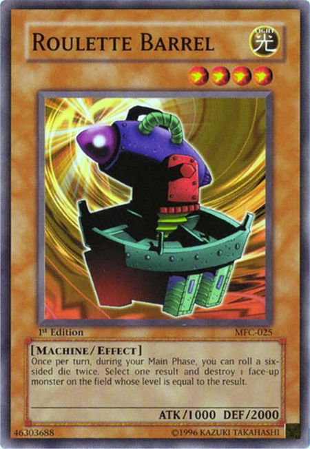 Roulette Barrel - Magician's Force YuGiOh trading card