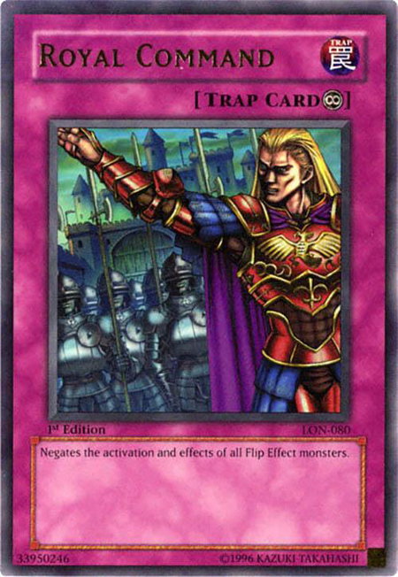Royal Command - Labyrinth of Nightmare YuGiOh trading card