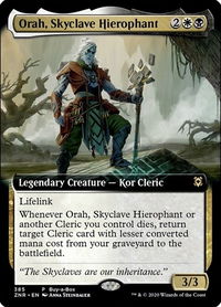 Orah, Skyclave Hierophant - Buy-A-Box Promos (BABP) #385 - Promo Magic: The Gathering Trading Card