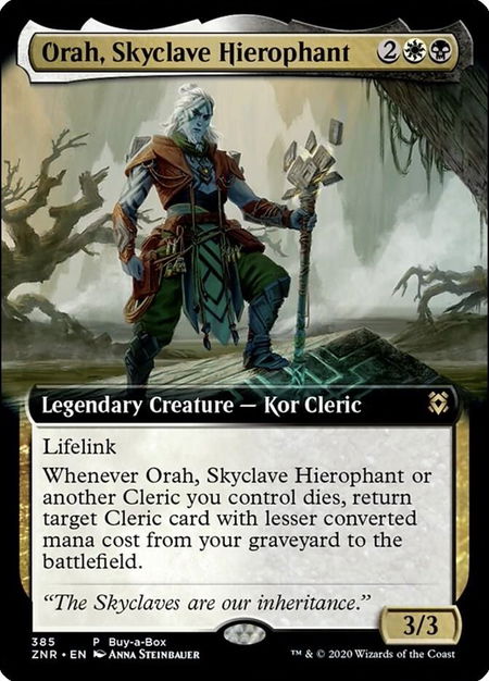 Orah, Skyclave Hierophant - Buy-A-Box Promos Magic: The Gathering trading card