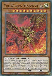 The Winged Dragon of Ra (Alternate Art) - Legendary Duelists: Rage of Ra (LED7) #LED7-EN000 - Ultra Rare YuGiOh Trading Card