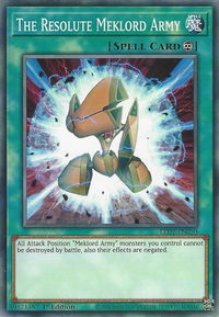 The Resolute Meklord Army - Legendary Duelists: Rage of Ra (LED7) #LED7-EN050 - Common / Short Print YuGiOh Trading Card