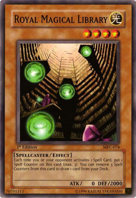 Royal Magical Library - Magician's Force YuGiOh trading card