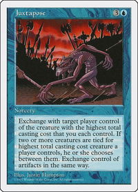Juxtapose - Fifth Edition (5ED) #95 - Rare Magic: The Gathering Trading Card