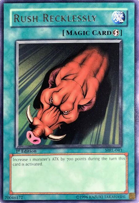 Rush Recklessly - Magic Ruler YuGiOh trading card