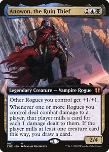 Anowon, the Ruin Thief (Extended Art) - Commander: Zendikar Rising (ZNC) #7 - Mythic Rare Magic: The Gathering Trading Card
