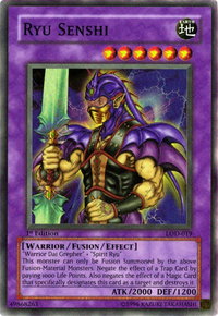 Ryu Senshi - Legacy of Darkness (LOD) #LOD-019 - Super Rare YuGiOh Trading Card