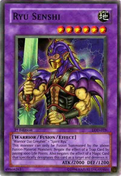 Ryu Senshi - Legacy of Darkness YuGiOh trading card