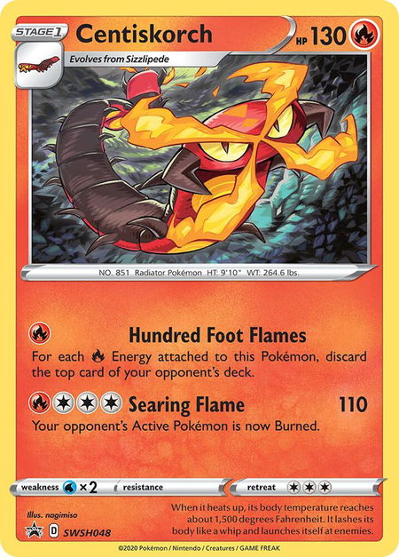 Centiskorch - SWSH048 - SWSH: Sword & Shield Promo Cards Pokémon trading card