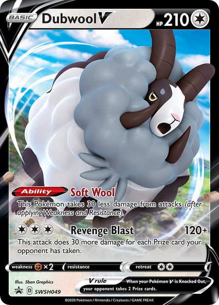 Dubwool V - SWSH049 - SWSH: Sword & Shield Promo Cards Pokémon trading card