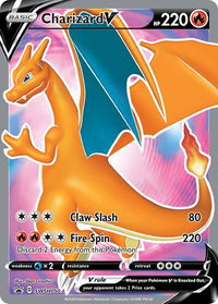 Charizard V - SWSH050 - SWSH: Sword & Shield Promo Cards (SWSD) #SWSH050 - Promo Pokémon Trading Card